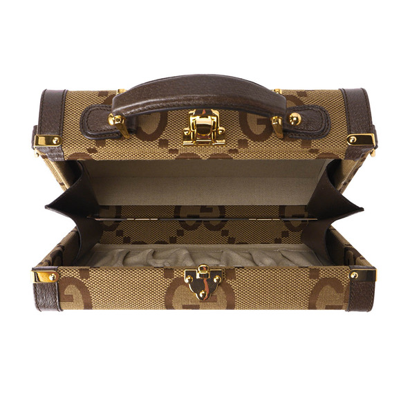 Gucci Jumbo GG Canvas Shoulder Bag Beige - Picture 5 of 9